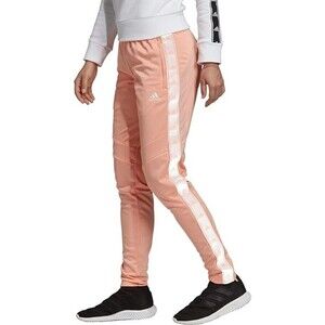 Adidas Women Glow Pink White Athletic Track Pants Soccer Tiro 19 New Medium